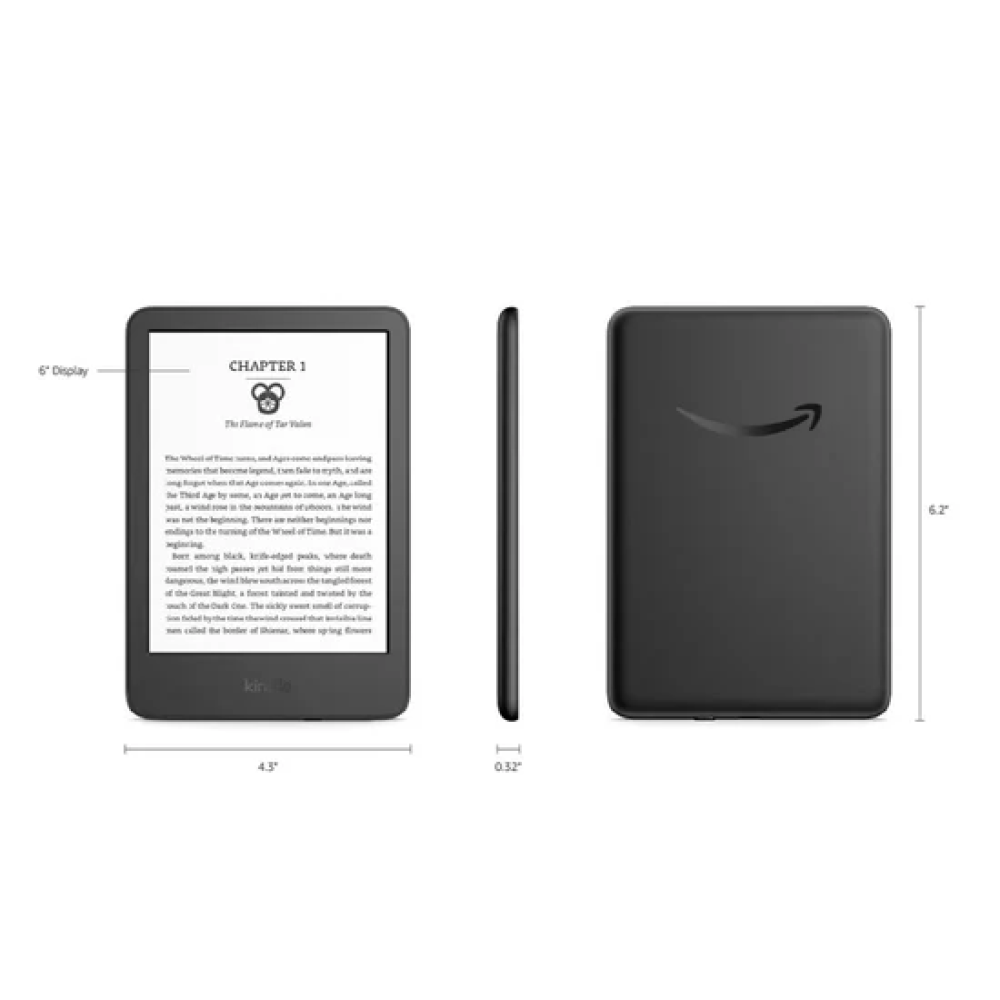 Amazon Kindle (11th Gen 2024) 16GB Black | Techinthebasket AU