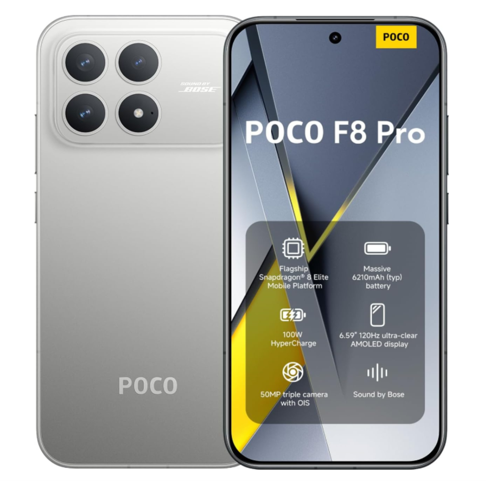 Xiaomi Poco F8 Pro 12+512 Silver | Techinthebasket AU